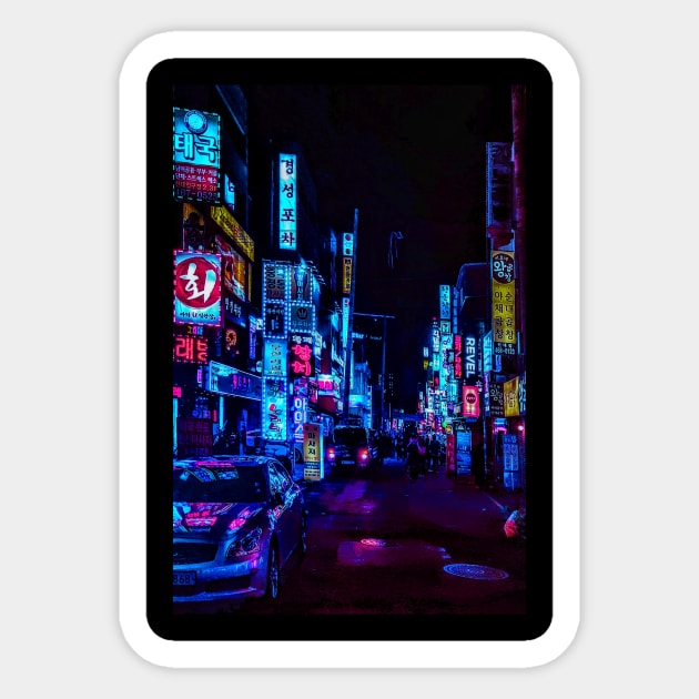 Blade Runner Nights Sticker by Caline Design